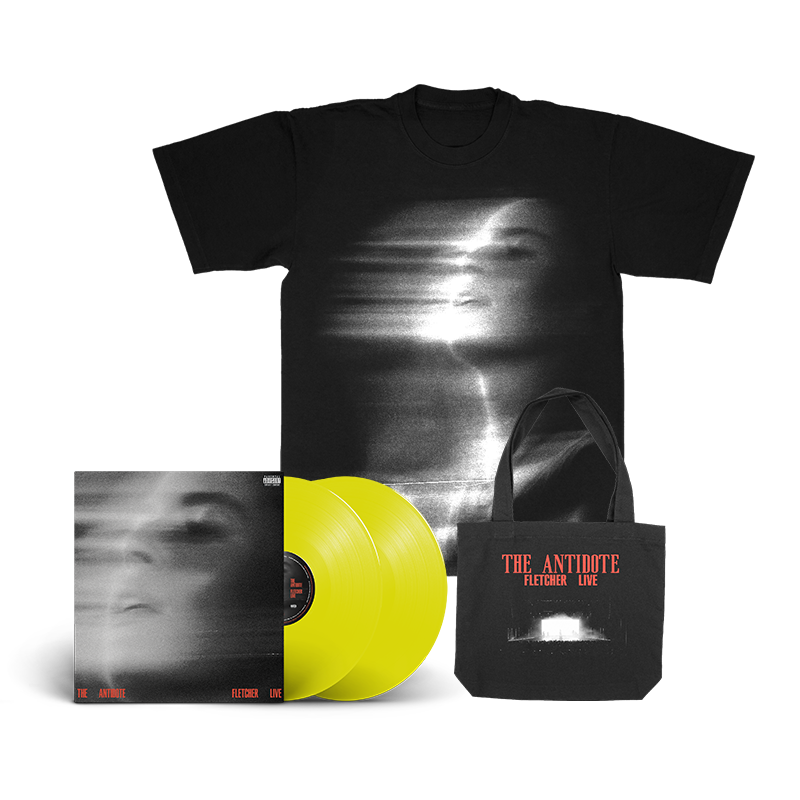 The Antidote: Fletcher Live Lemon Crush Vinyl + Live Tee + Tote Bundle