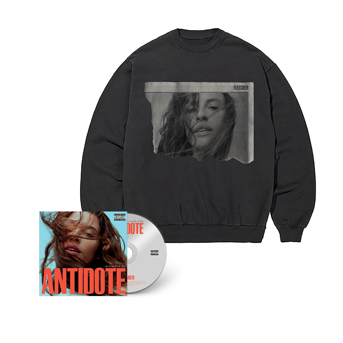 In Search Of The Antidote: CD + Newsprint Pullover