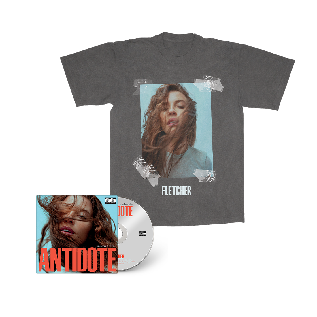 In Search Of The Antidote: CD + Tracklist Tee